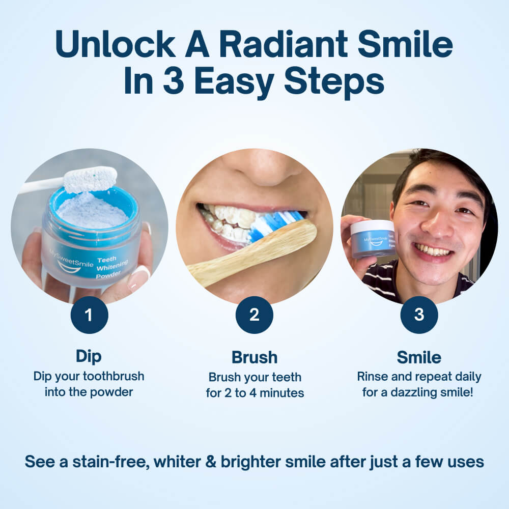 Dentist-Approved Teeth Whitening Powder