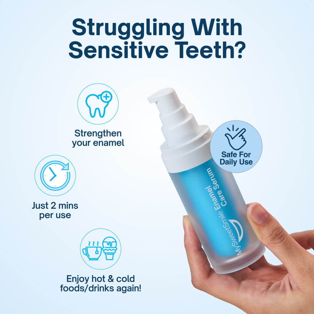 12-Month Teeth Whitening Powder Supply + Free Enamel Care Serum