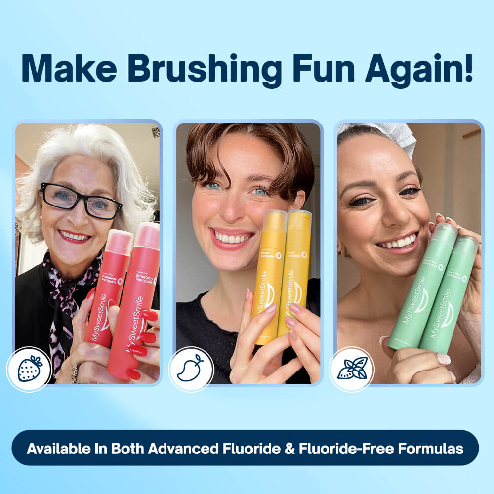 AFTERSELL - Trío de pasta de dientes con sabor